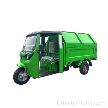 Garbage camion triciclo elettrico